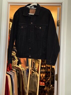 Levi's Black Denim Trucker Jacket